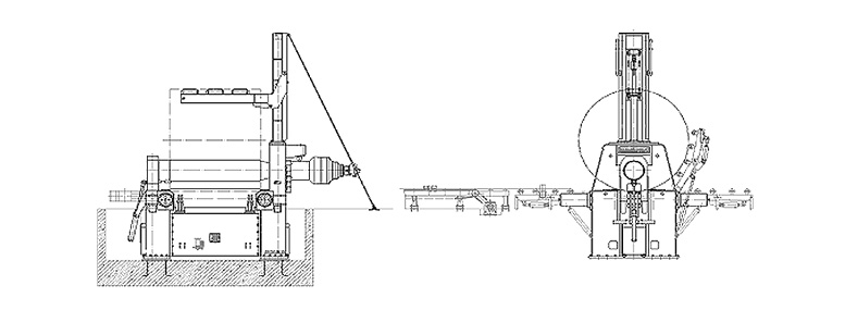 Четырехвалковая листопрокатная машина W12-180X3500